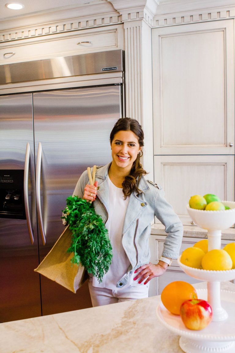 Fertility Nutritionist posing for magazine photoshoot